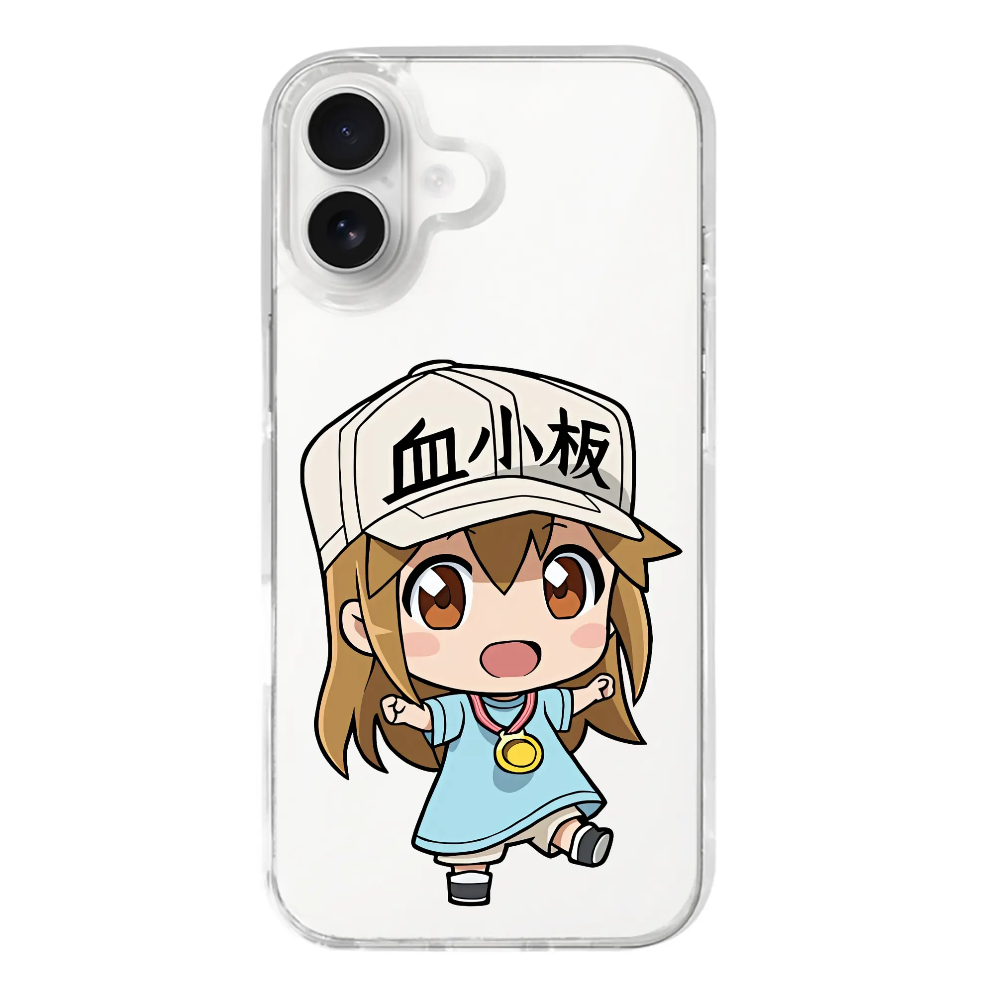 はたらく細胞 グッズ,血小板 - iPhone 17シリーズ 透明スマホケース – 薄型・耐衝撃・精密フィット保護カバー